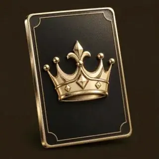 Crowned casino card — 22King
