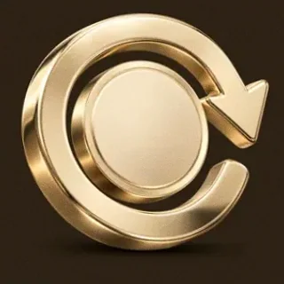 Gold circular arrow — 22King